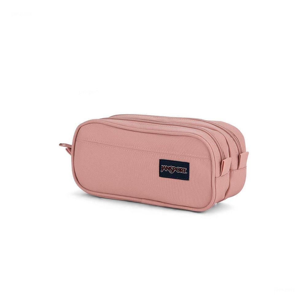 étuis à Crayons JanSport Large Accessory Pouch Rose | KCM-00939564